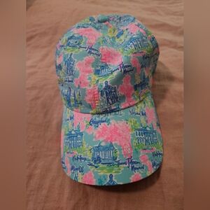 NWT Lilly Pulitzer Run Around Hat in Multi Lilly Loves DC